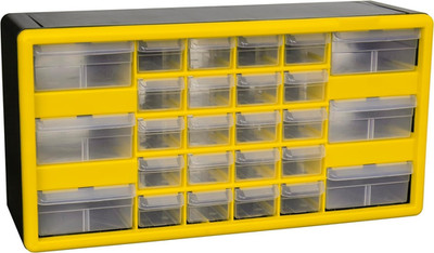 10126 26-Drawer Plastic Drawer Storage Cabinet for Garage Organization, Lego Sto