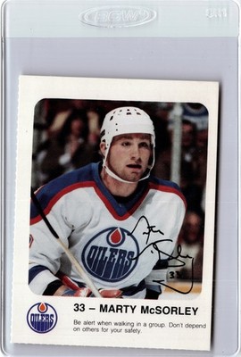 1986-87 Red Rooster Edmonton Oilers #NNO Marty McSorley