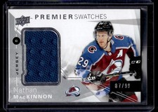 2018-19 Upper Deck Premier Swatches Nathan MacKinnon 87/99 #PS-NM