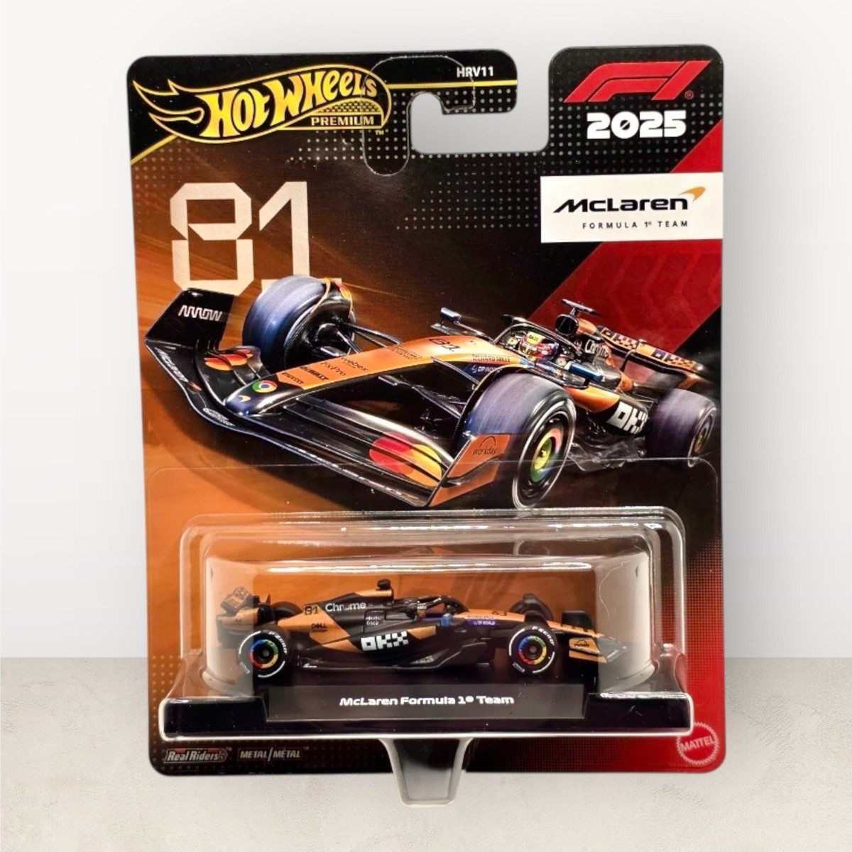 2026 Hot Wheels Premium McLaren F1 Team #81 – 2025 F1 Series
