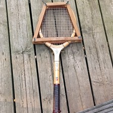 Regent Personal Vintage Wooden Tennis Racquet/Racket w/ Wood Press