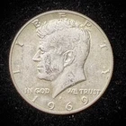 40% Silver 1969 Kennedy Half Dollar - F17E