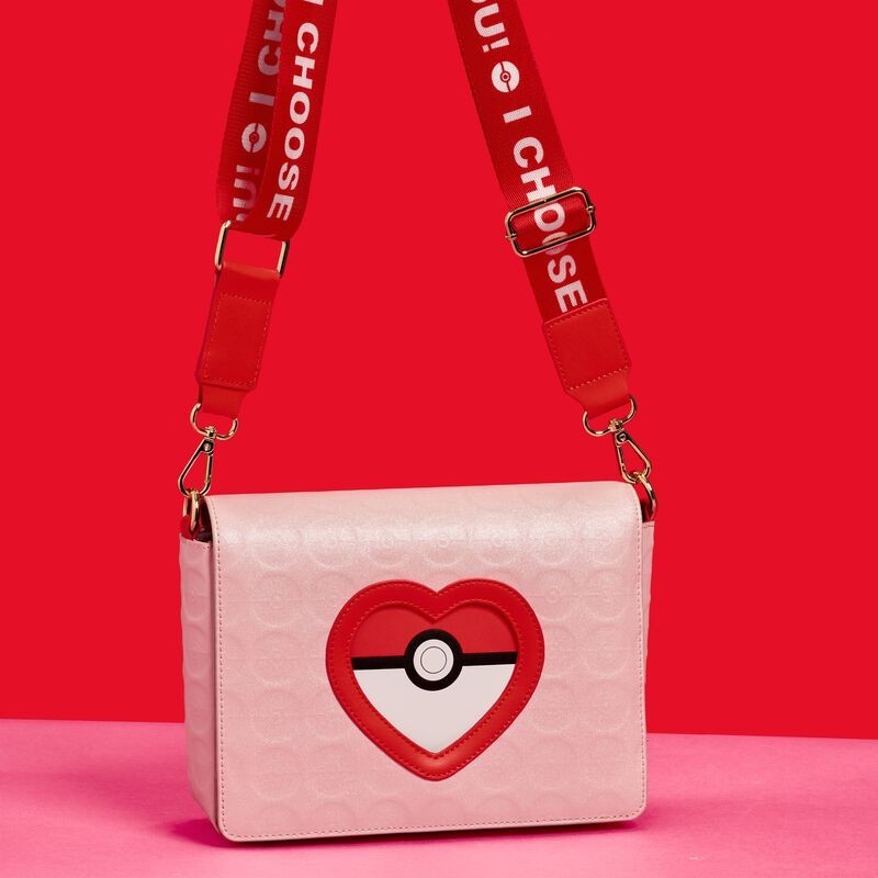 NWT Loungefly Pokémon Exclusive I Choose You Hearts Crossbody Bag FREE SHIPPING