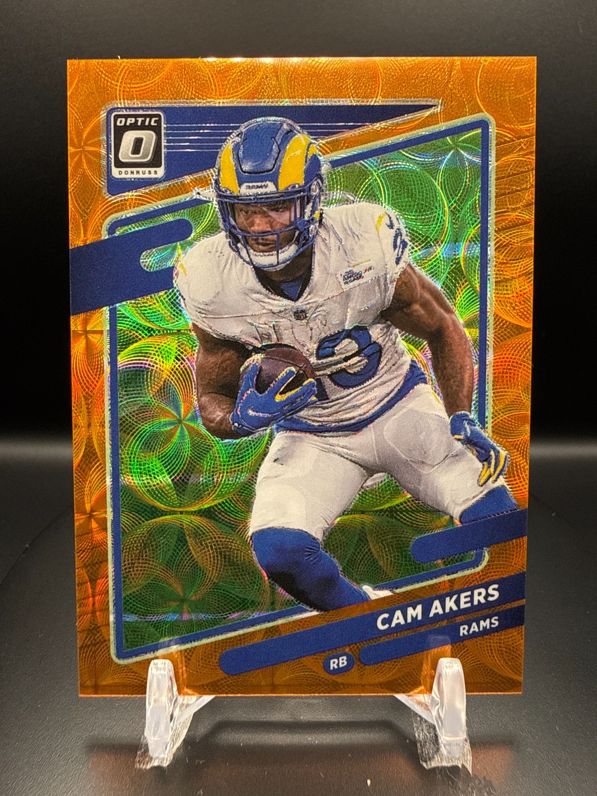 2021 Panini Donruss Optic Cam Akers #186 Orange Scope /79 Los Angeles Rams