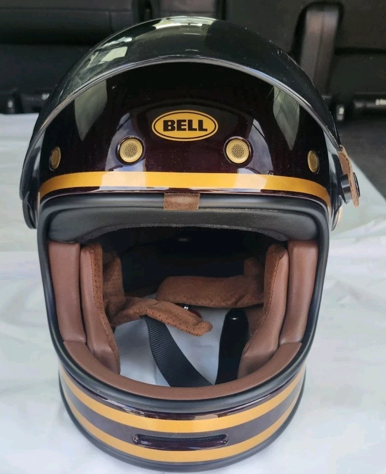 Bell BULLITT Carbon Helmet Transcend Gloss Red/ Gold  SIZE XXL  - Image 3 of 4