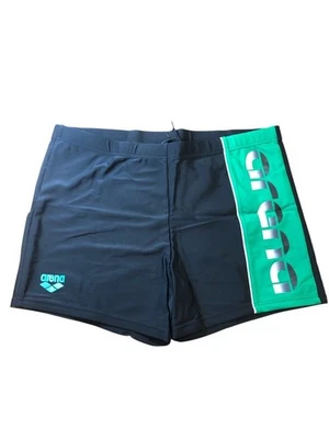Maillot de bain Arena pour hommes maillot de bain M Swift Short, noir/vert,... - Photo 1/4