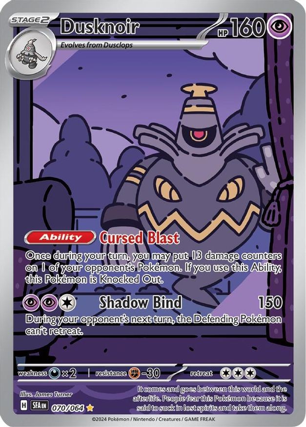 Pokemon Dusknoir (70/99) Shrouded Fable NM HOLO