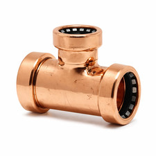 Pegler Yorkshire Tectite Sprint TT25 Reduced TEE Push Fit Copper Fittings