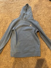 Boys Jordan Carolina Blue Hooded Sweatshirt Size XL