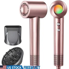 Ionic Hair Dryer 160000 RPM Fast Drying Portable Quiet W/ Diffuser Nozzle New
