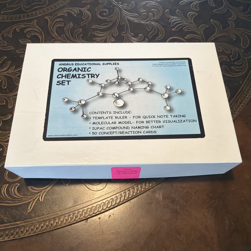 Andrus Educational Supplies Organic Chemistry Set, Complete