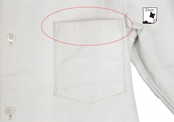 халат de chambre COMME des GARCONS кожаная рубашка размер M (K-129623) - Изображение 4 из 4