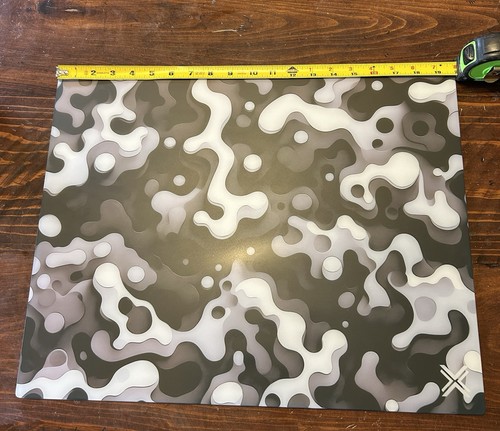 Cerapad Kin X Glass Mousepad By TJ Exclusives Large 20x16in Black/grey