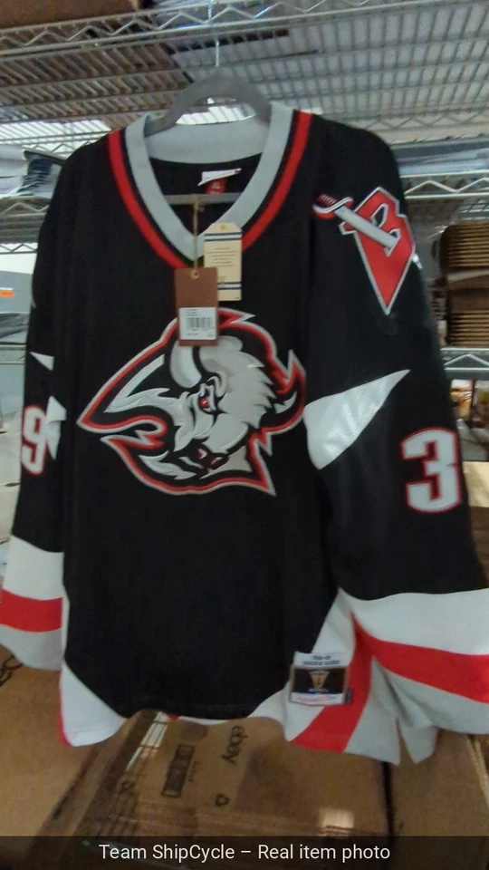 Camiseta deportiva de hockey Mitchell Ness Buffalo Sabres 39 199899 para hombre tallas 225 G1N Foto 4 de 4