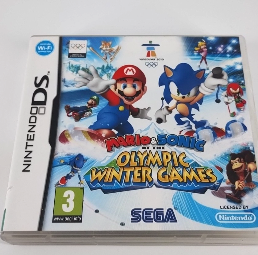 Sega Mario & Sonic At The Olympic Winter Games Nintendo DS Game Untested preowne