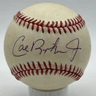Cal Ripken JR. HOF Signed/Auto OAL Baseball Baltimore Orioles PSA/DNA 206334