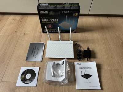 ASUS RT-AC66U Wireless-AC1750 Dual Band 3x3 802.11AC Gigabit Router!!TOP!!OVP!!
