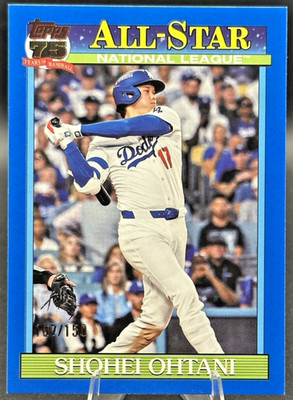 2026 Topps Series 2 - 1991 Topps All-Star Shohei Ohtani Blue Color Match /150