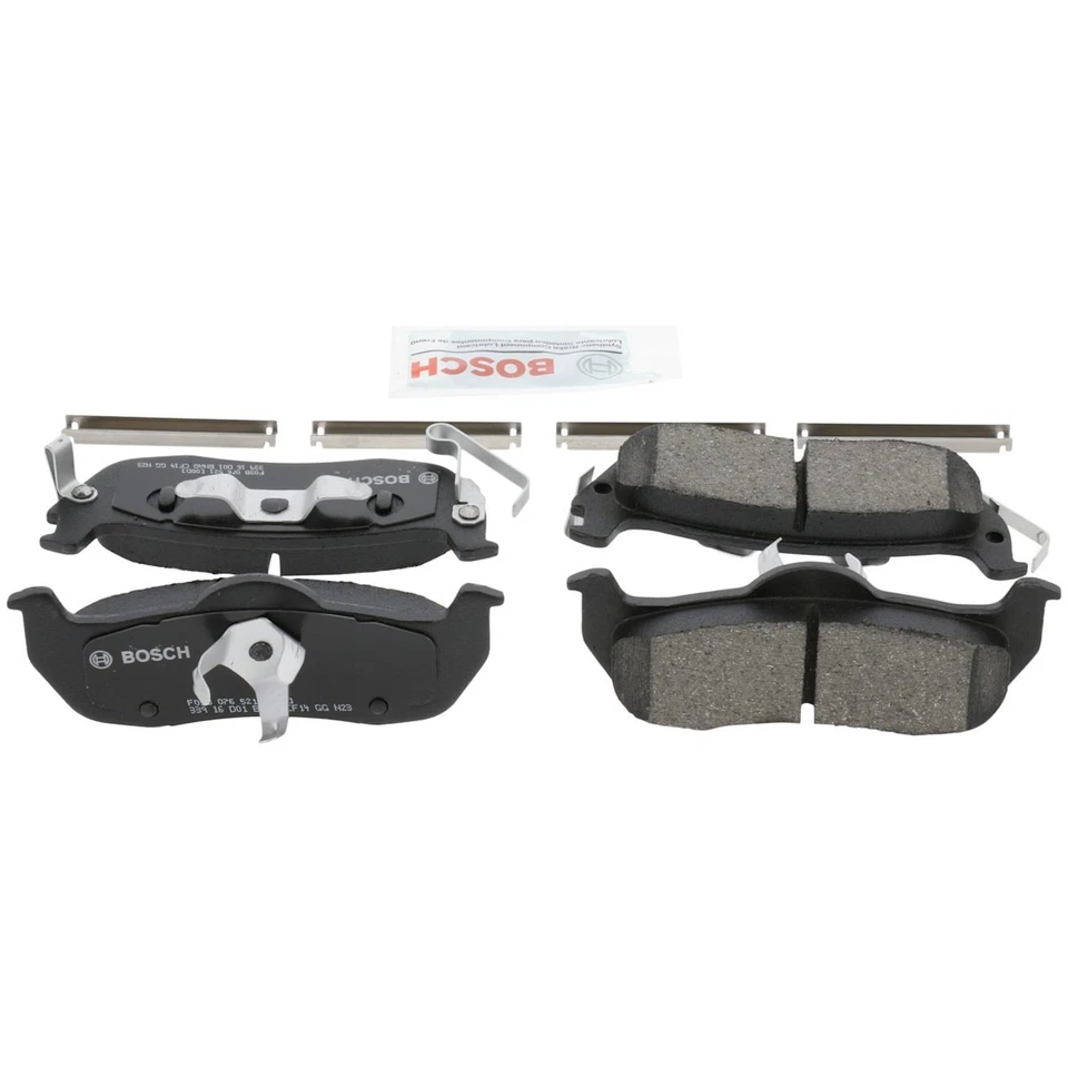 Juego de pastillas de freno traseras de 2 ruedas Bosch BC1041 para Nissan Armada TITAN Jeep QX56 Foto 4 de 4