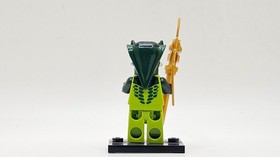 LEGO minifigure Lizaru njo0068 Ninjago Rise of Snakes 9557 green snake