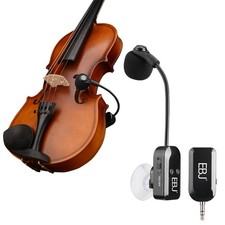 2.4G Instrument Microphone Receiver with Detachable Suction Cup for Guitar Vi...