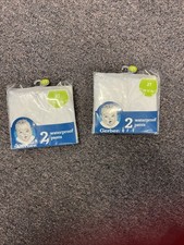  2 Gerber 2T Waterproof Pants 4x fits 28-32lbs Baby or Toddler Washable PEVA