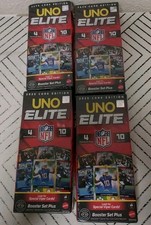 🥥 UNO Elite NFL 2025 CoreFootball Booster Set Plus🆕️LOT OF 4‼️