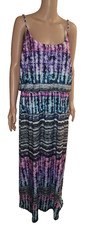 CATO Women's Multicolor Tie-Dye Sleeveless Maxi Dress Size XL W012A