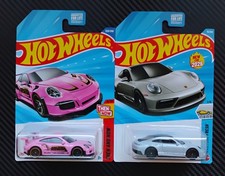 HOT WHEELS PORSCHE 911 GT3 RS  911 Carrera T Lot Of 2