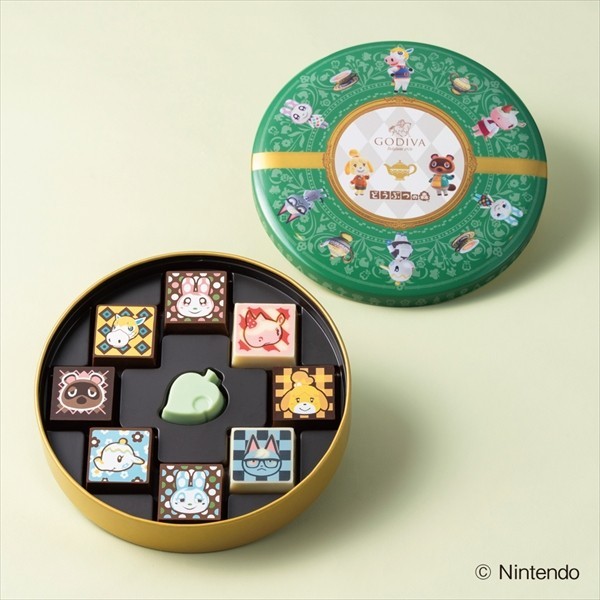 GODIVA meets Animal Crossing Assortment Chocolate 9 pieces 2026