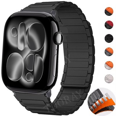 Silikon Armband Für Apple Watch Series 11 10 9 8 7 6 5 4 SE iWatch Ultra 3 49mm