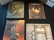  ⚔️ CONAN RPG SET - CORE RULEBOOK, PLAYERS GUIDE, GM TOOLKIT Modiphius 2d20 2017