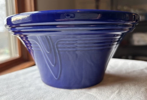 Fiesta Tableware Co. Retired Twilight Blue Hostess Bowl 2nds Very Good Used Cond