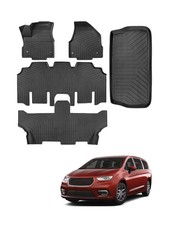 for Chrysler Pacifica 2017-2025 2026 7/8 Passenger No Hybrid Floor Mats Car...