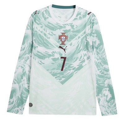 サ*キ様 Ronaldo 2026年モデル サッカージャージ　mサイズ PUMA Youth Portugal Cristiano Ronaldo #7 2026 Home Long Sleeve