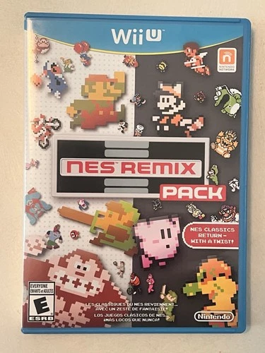 NES Remix Pack (Nintendo Wii U, 2014) CIB UNTESTED Clean Disc
