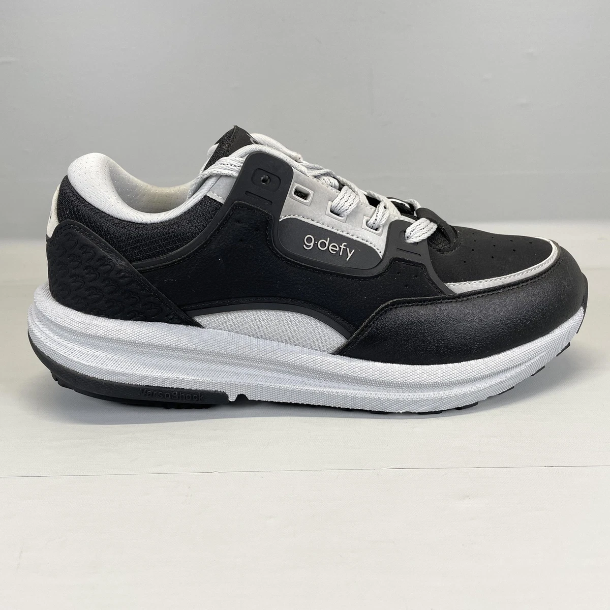 Gdefy Men\'s Leather Athletic Sneakers Black & White Walking Shoes Size 11 Amazon.com | G-DEFY ZenStride Men main image 2