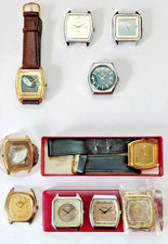 Konvolut KAREX Meister Anker Ruhla UMF Kaliber 14 14-33 DEFEKT 10Stück Herrenuhr