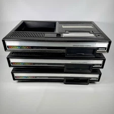 Lot of 3 AV Comp Modded Coleco Vision Consoles Only - See Pics For Testing Notes