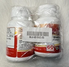 GlossiLife Sciences Blushwood Berry Exp March 2026 Set Of 2 120 Veg Caps New