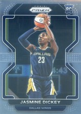 2022 Panini Prizm WNBA JASMINE DICKEY RC ROOKIE #41 BASE CARD WINGS