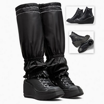 Martine Ali x Converse Chuck 70 De Luxe Wedge High Top Women's Size 6, Black