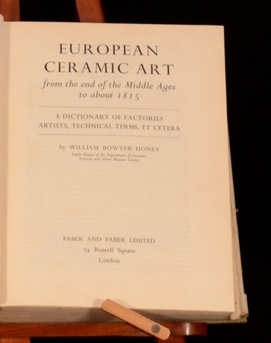 1949-1952 2vols European Ceramic Art W B Honey First Edition Plates - Picture 9 of 12