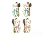 60pcs rabbit Metal Charm Pendant DIY Necklace Jewelry Making | eBay