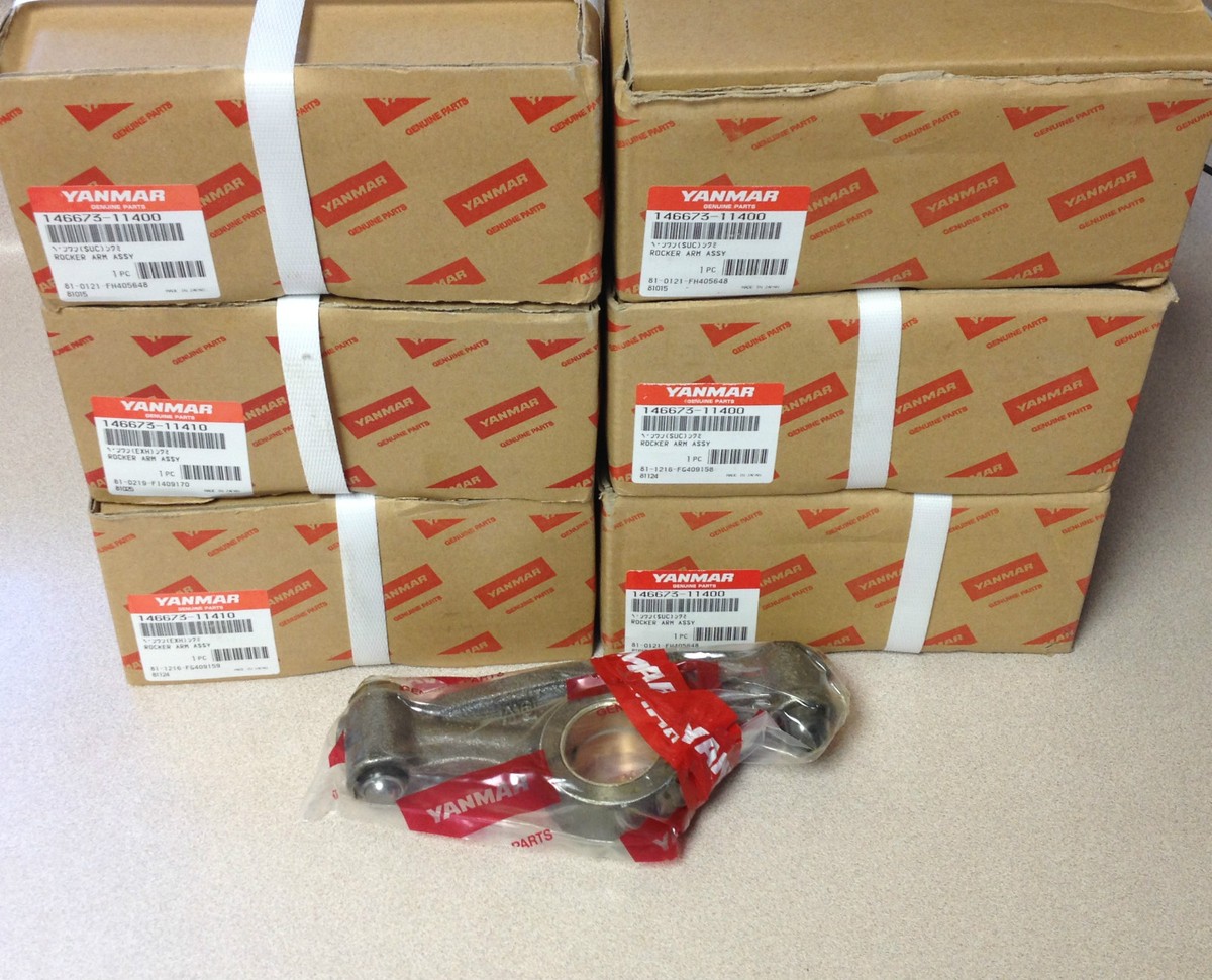 6 (SIX) YANMAR ROCKER ARM 146673-11410 For 6EY18L ENGINES
