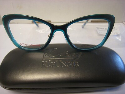 BETSEY JOHNSON  WOMANS EYEGLASSES  DOUBLE LIFE GREEN 51-17-140MM 37V W/Gen Case