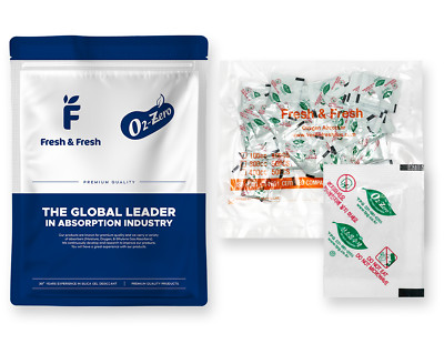 Fresh & Fresh (40 Packet) Premium Oxygen Absorbers 100 CC- (1 bag of 40 packet)