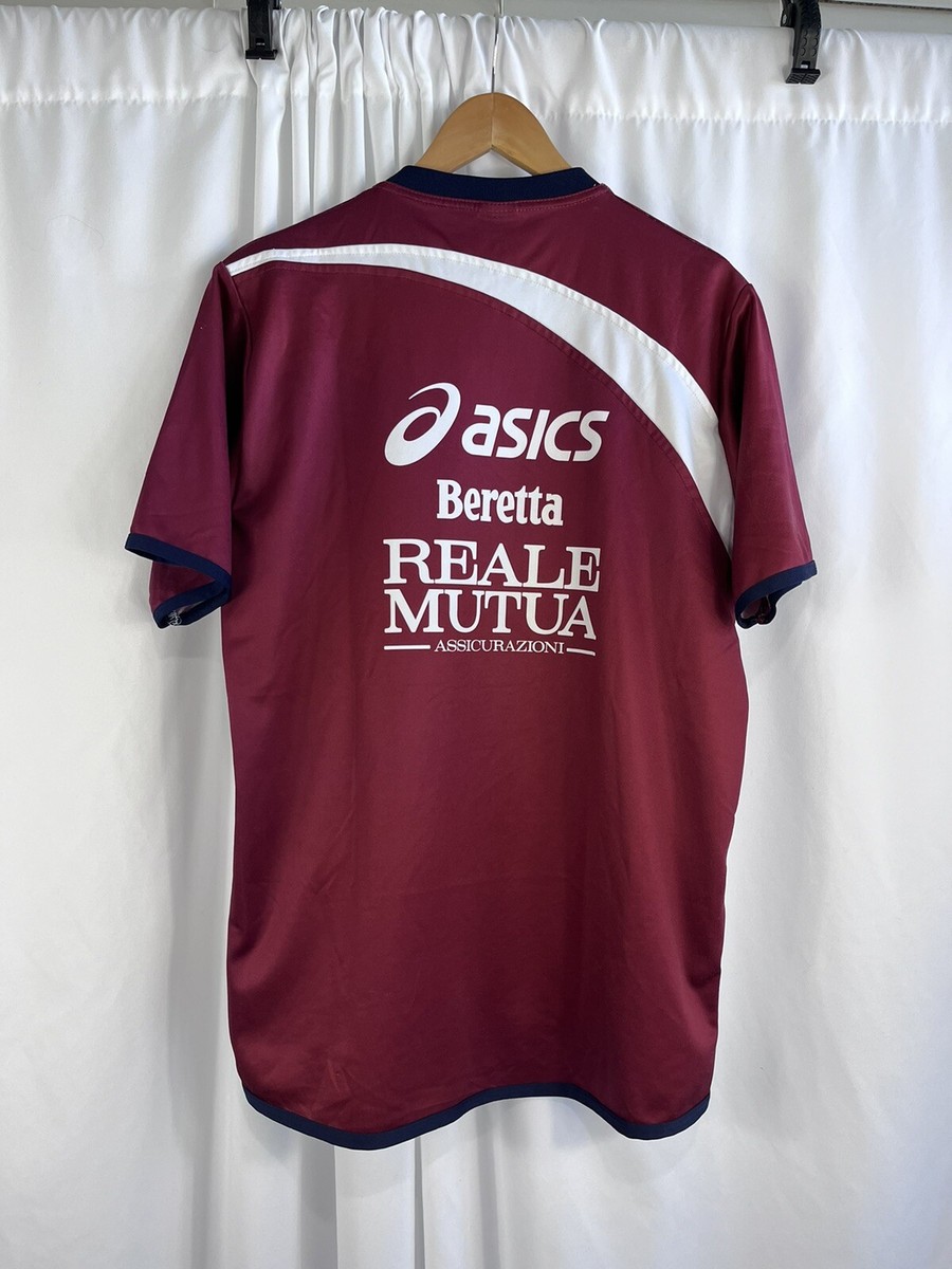 トリノ TORINO FC ゲームシャツ アシックス asics 2004-05 Torino Asics Training L/S Shirt - 7/10 - (S)