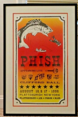 1996 - Phish Clifford Ball original official print not Pollock | eBay