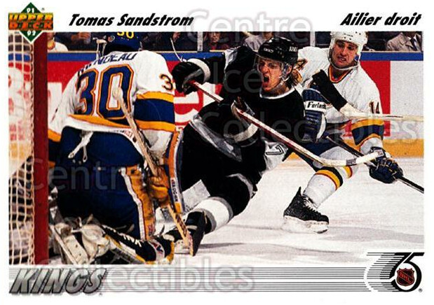 1991-92 Upper Deck French #141 Tomas Sandstrom